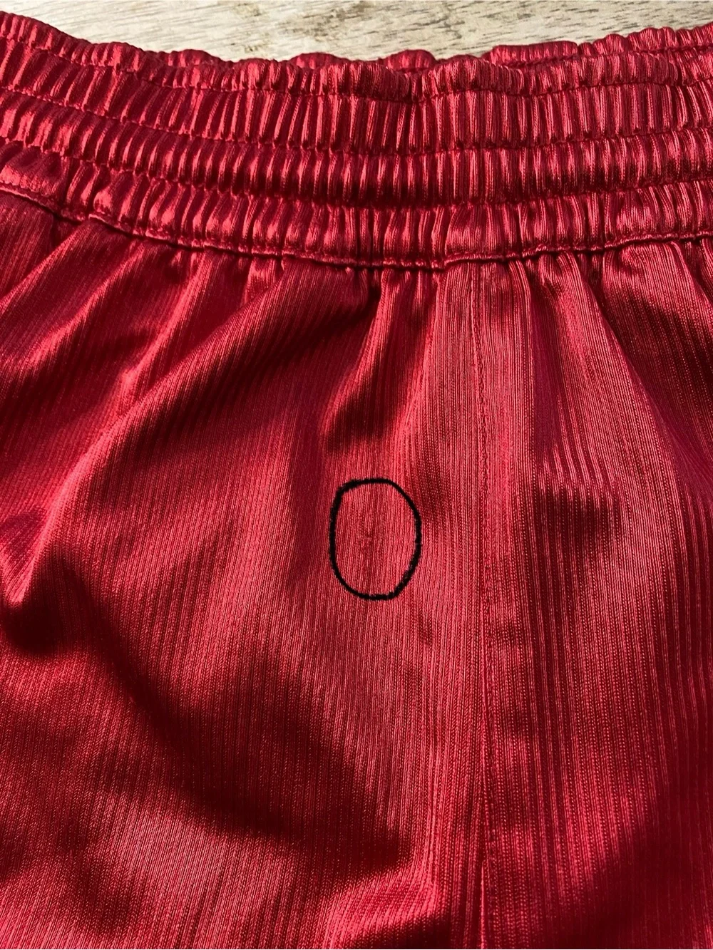 Vintage Y2K Nike Men’s Sz M Red Dazzle Baggy Basketball Shorts